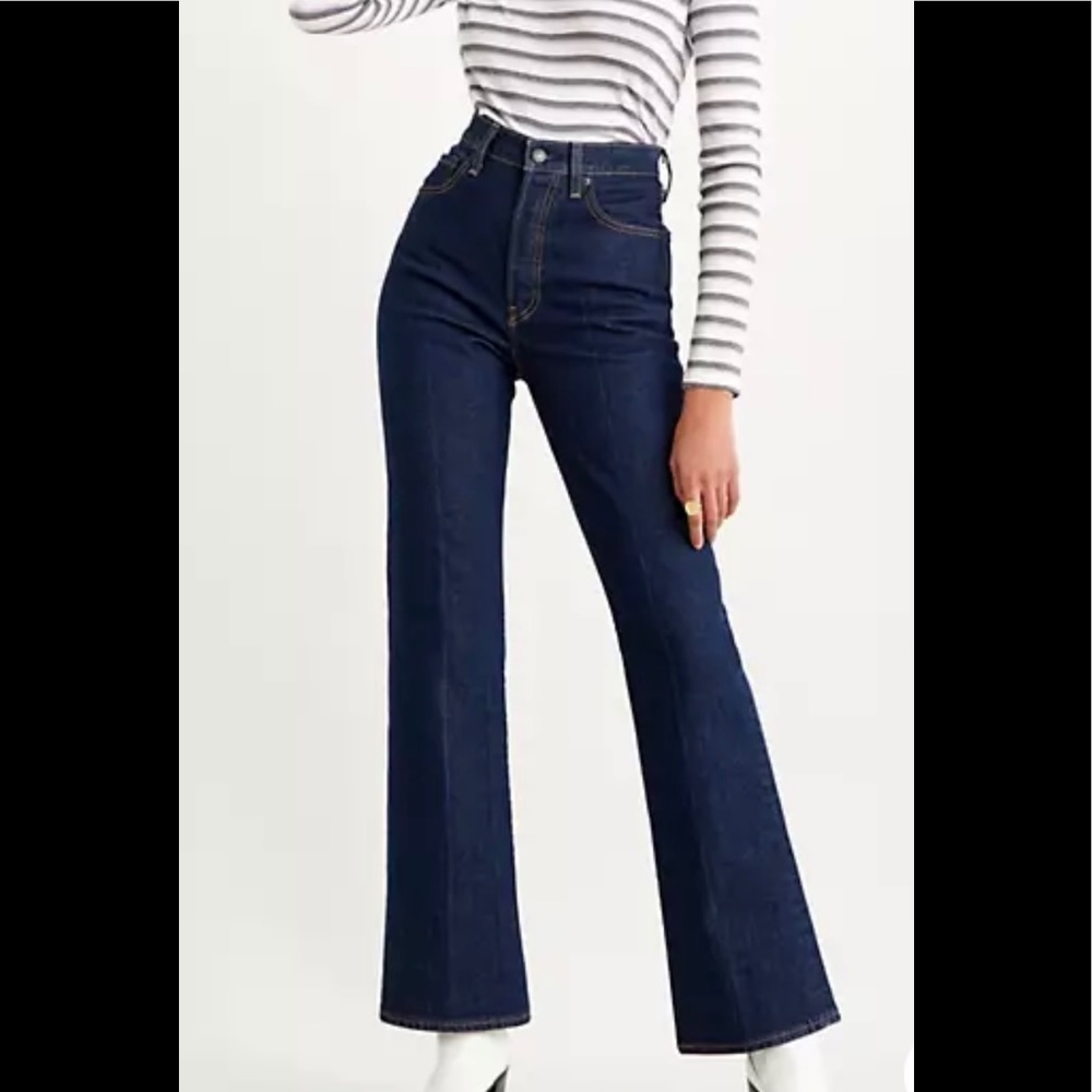 Levi RIBCAGE BOOTCUT WOMEN'S JEANS size 25